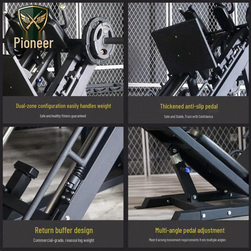 TOPAZER Leg Press & Squat Training Machine