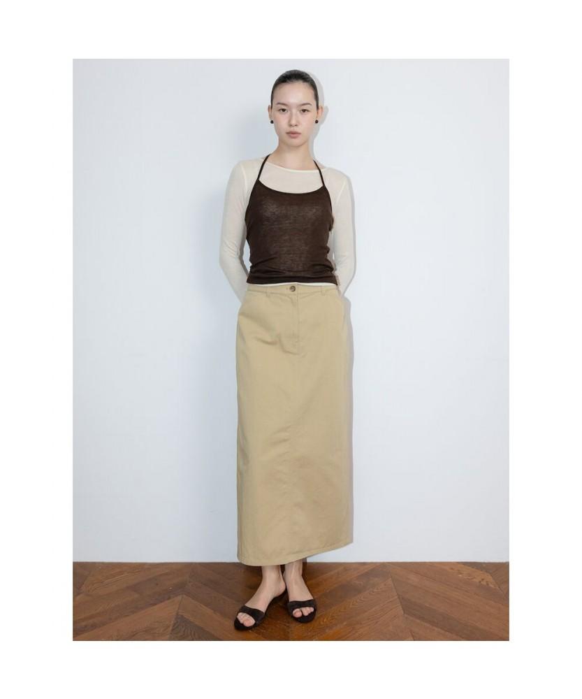 Diaepeocheo Pocket H Line Skirt Beige (Ta6227A01A)