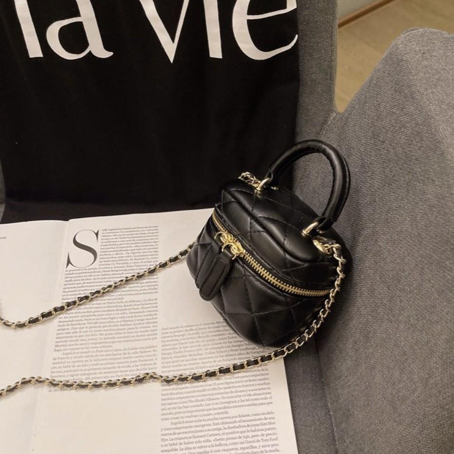 High-Grade Mini Rhombus Chain Small Bag Women's Bag 2025 New Trendy Stylish Good Texture Niche Shoulder Messenger Bag