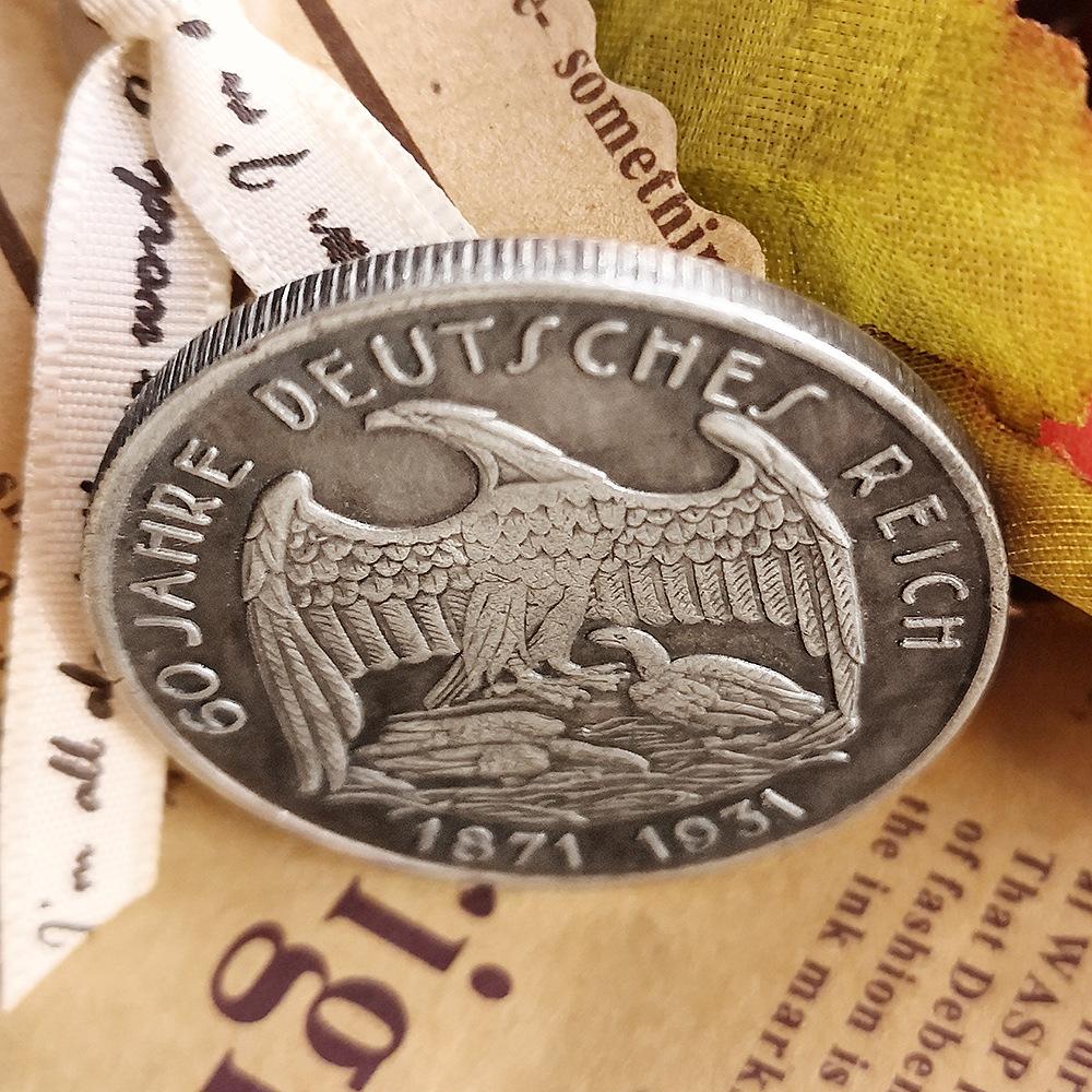German Chancellor of Iron and Blood, Bismarck, commemorative coin, appreciation, silver dollar, coin