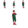 Delightful Christmas Elf Cosplay Costume Couple Outfit For Fancy Dress Xmas Party Role Play