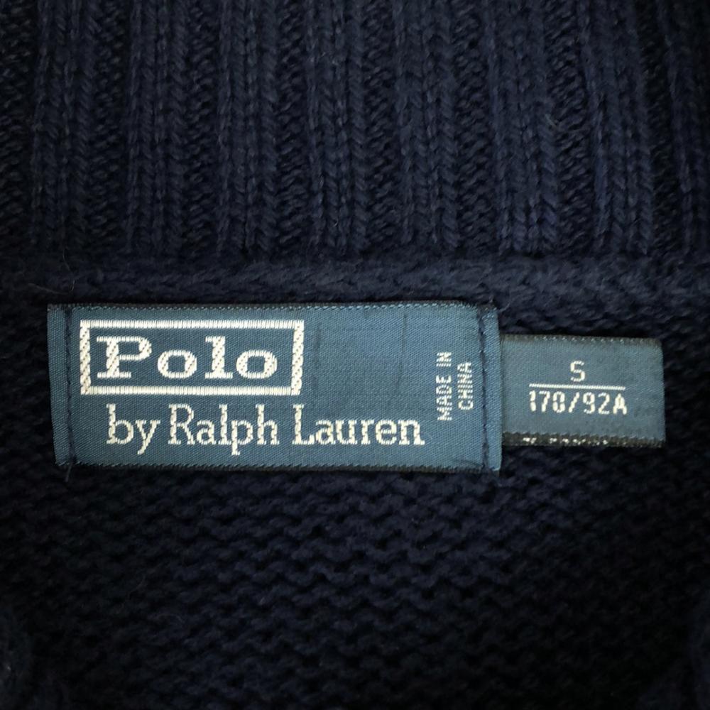 Polo by Ralph Lauren Overall Handle Long Sleeve Sweater S Knit Men's Used