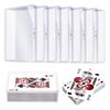 4Pcs Clear Plastic Card Holder Boxes Playing Game Card Storage Box Containers for Banks, Business, Game Easy to Use