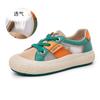 Leather little white shoes 2025 summer new net shoes retro famous trendy shoes casual breathable single shoes flat women's shoes