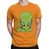 Angry Alien Head Flipping The Bird Middle Finger Men T Shirts Resident Alien Amazing Tees Short Sleeve O Neck T-Shirts Cotton