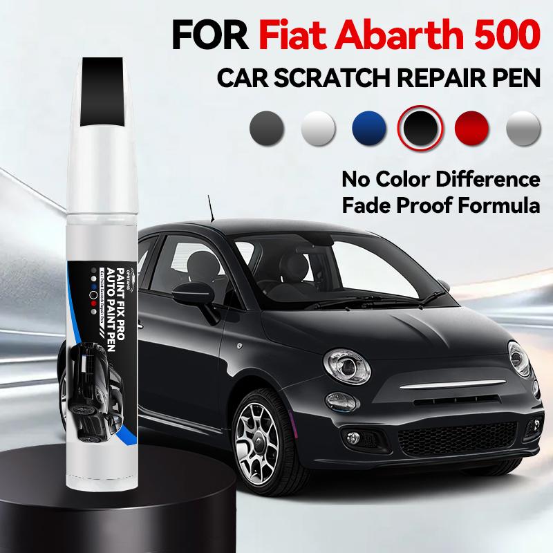 

Для Fiat Abarth 500 Фарба-ремонтний маркер Зафарбовування подряпин DIY Автоаксесуари Чорний Білий Сірий Зелений Жовтий Червоний