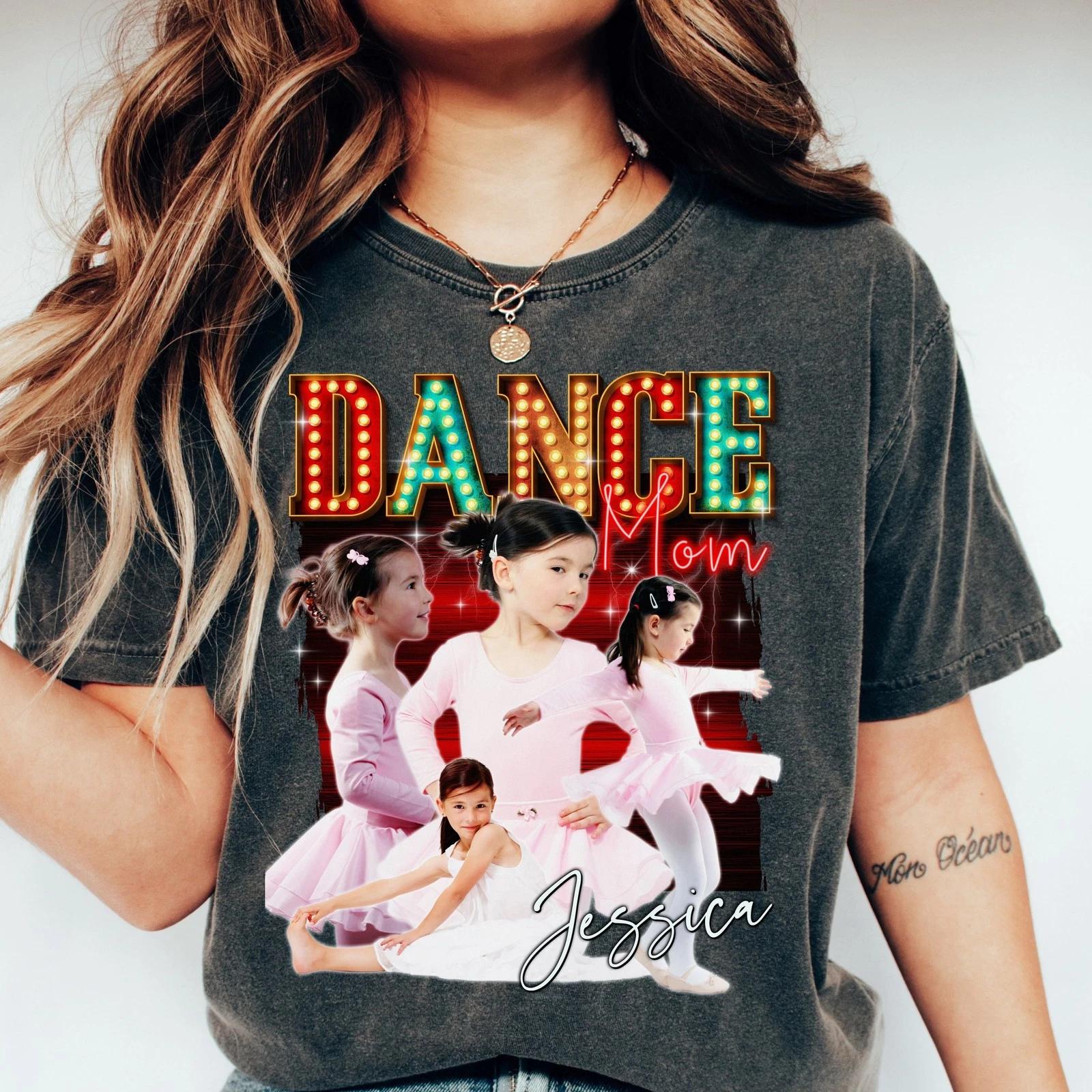 Custom Dance mom Comfort Colors Unisex T-Shirt Personalized Dance mama bootleg y 3XL