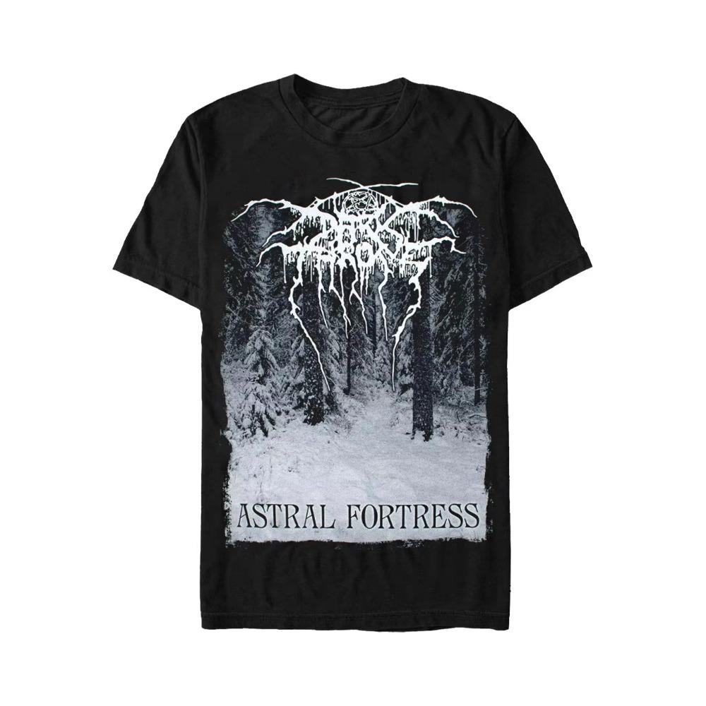 Unisex Punk Rock Black King Printed Comfortable Heavy Metal T-Shirt Loose Short Sleeve Top for Wear  Men Clothing