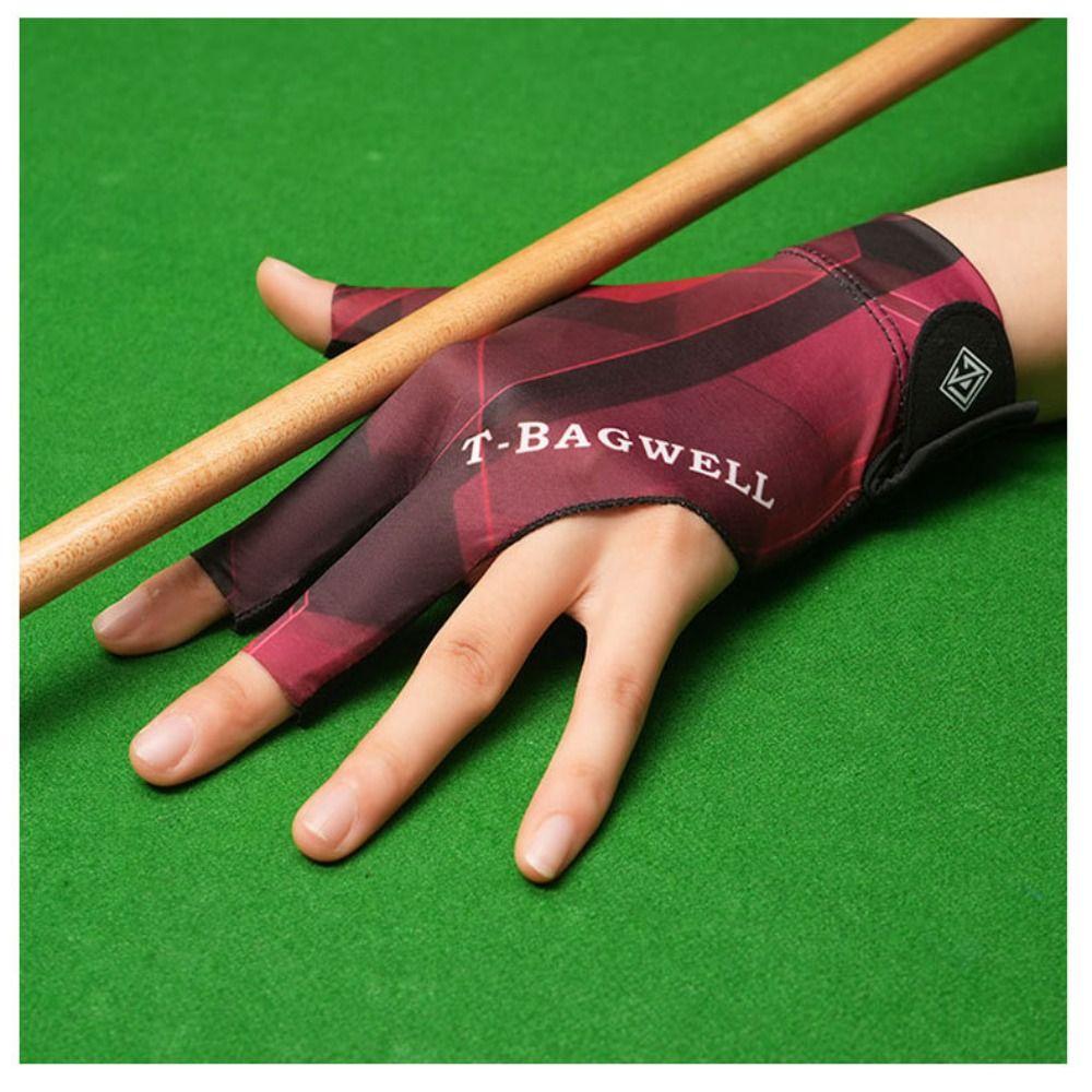 Three Fingers Billiard Glove Left Hand Billiards Accessories Durable Snooker Glove