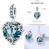 Charms Plata De Ley 925 copper Original Devil's Eye Perfume Bottle Bow Silicone Spacer Beads Women Bracelet DIY Zircon Pendants