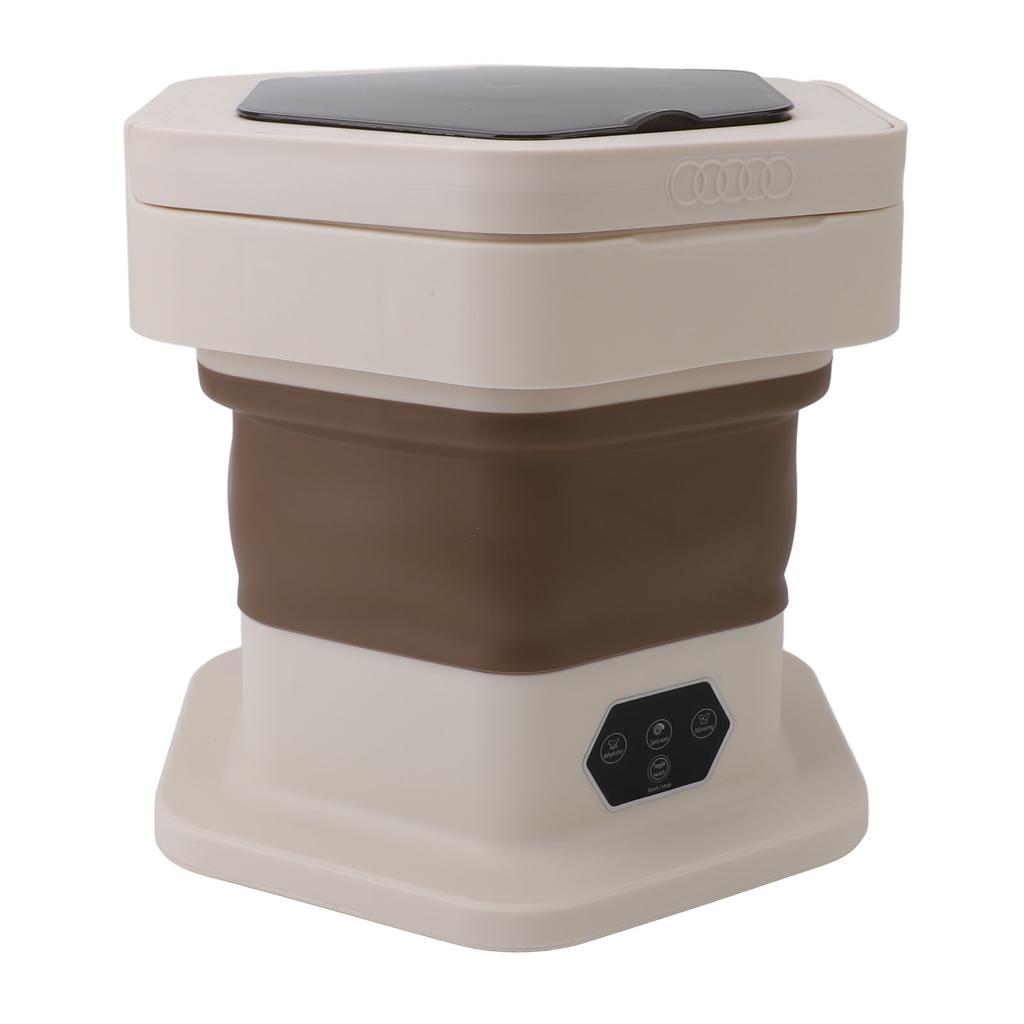 Portable Washing Machine 8L Foldable Miniature Washer Spin Dryer Laundry Washer for Underwear Baby