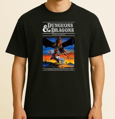 Dungeons & Dragons Vintage Expert Rulebook  S-4XL Unisex T-Shirt