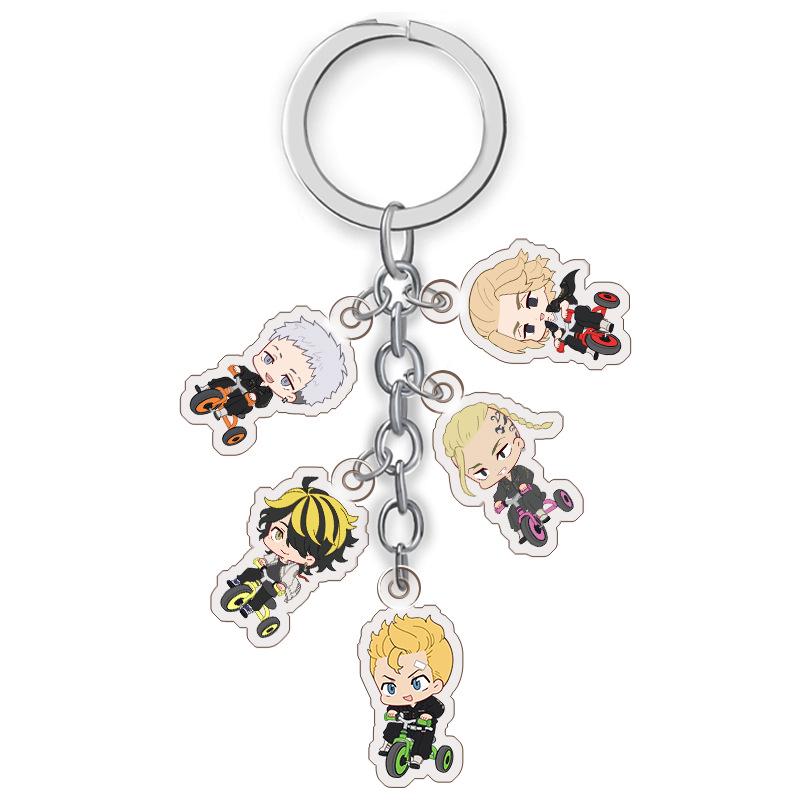 Tokyo Revengers Anime Keychain: Manjiro, Ken & Takemichi Custom Design