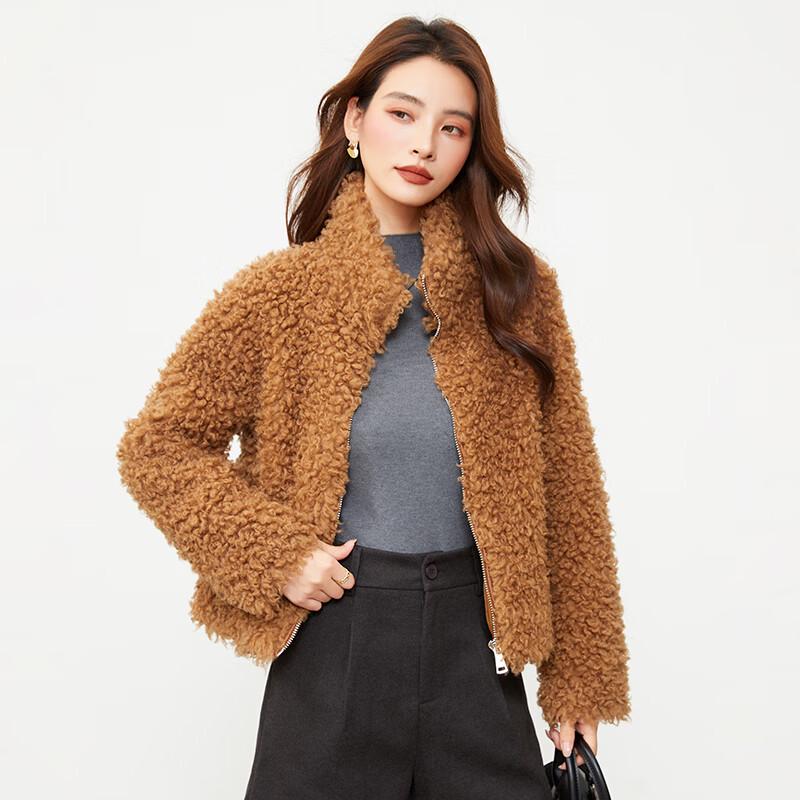 Kaiser Women s Pure Wool Shearling Fur Coat L