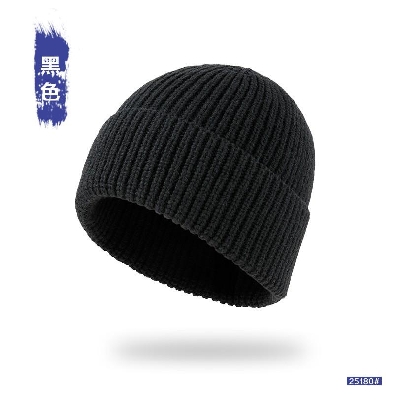 Unisex Wool Knit Beanie Hat Men Women Winter Warm Solid Color Casual Outdoor Cap M 58cm stretch