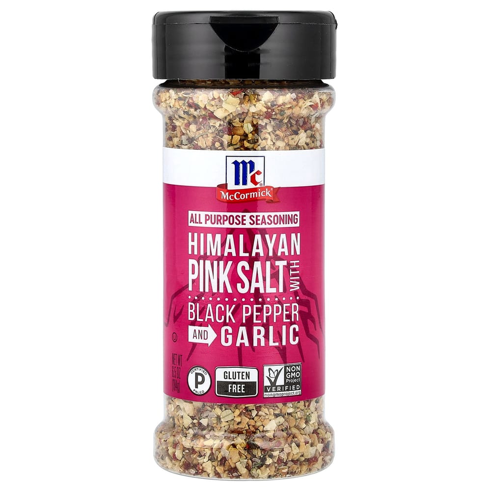 McCormick All-Purpose Seasoning with Himalayan Pink Salt, Black Pepper & Garlic, 184g (6.5oz)
