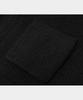 LETTERCOMO High-Neck Kato Wool Knit Zip-Up Black