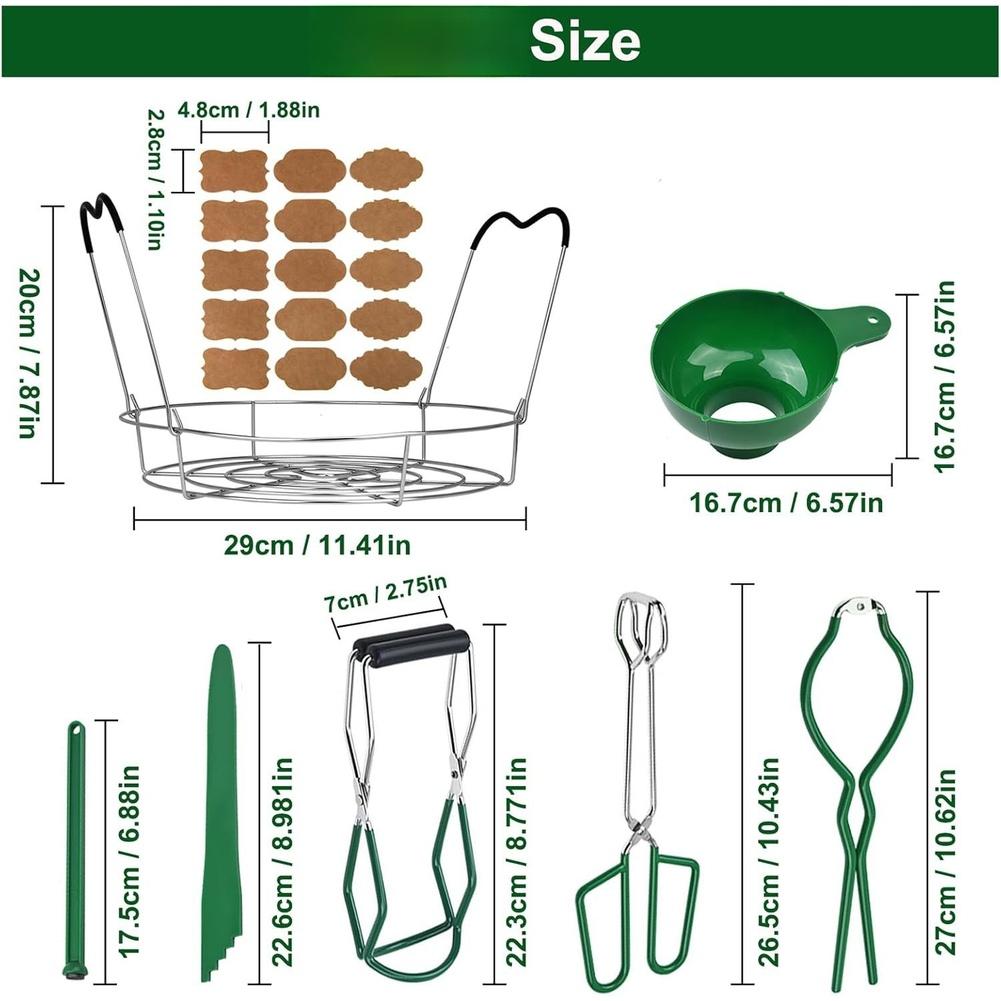 1 Set Kitchen Set 4.8*2.8cm Multifunctional Kitchen Utensil Kits Non-Slip Jar Lifter Canning Tools Kitchens Specialty  Tools
