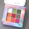 9Colors Solid Patting Nail Powders UV Polish Decoration Powder Gradient Matte Fine Pat Pat Mani R6J9