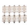 10Pcs White Housing Gold-Plated Tin-Plated Button Battery Holder For Cr2032 Cr2025 Bs-6 Smd Button Battery Holder Socket Cases