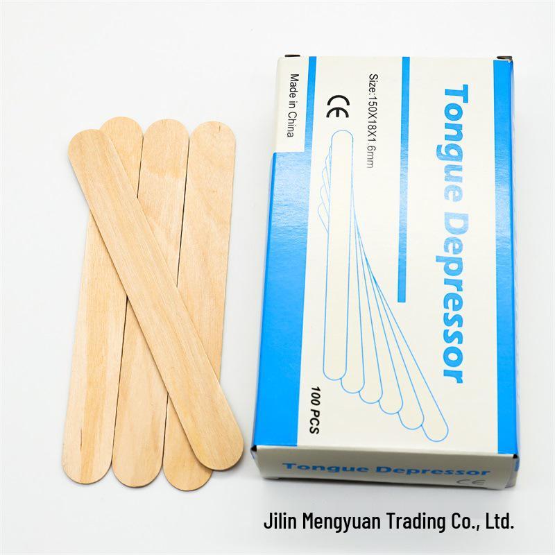 

Березовая деревянная шпатель для языка и палочка для перемешивания 150x18x1.6mm B Grade 1 Box (100 pcs)