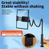 Adjustable Bedside Phone and Tablet Holder with Spiral Base