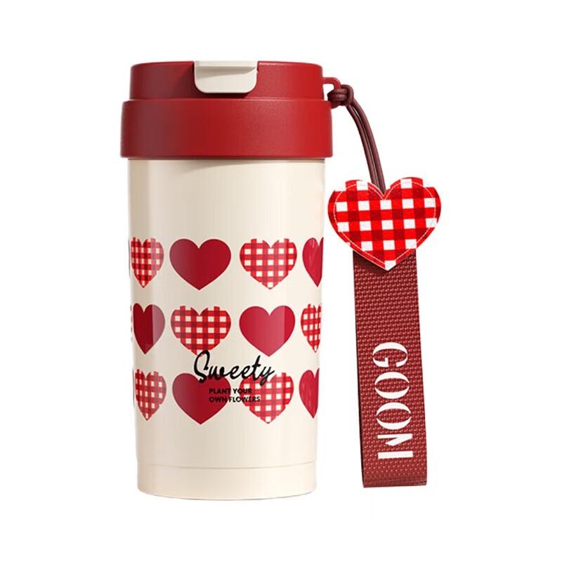 GOOM 500ml Ceramic Lined Insulated Coffee Tumbler