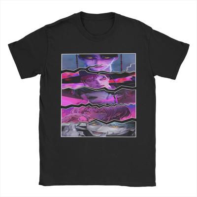 Saja Boys Boy Band Kpop Demon Hunters T-Shirt Summer Cotton T-Shirts For Man Fashion Pattern Tee Shirt Short Sleeve Vintage Tops