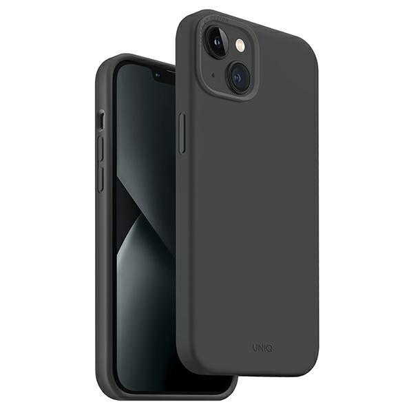 UNIQ Lino Hue iPhone 14 Plus / 15Plus 6.7" Magclick Charging Case Gray/charcoal Gray