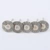 5Pcs 25mm Stainless Steel/copper Wire Wheel Brushes for Dremel Accessories Polishing Brush for Mini Drill Grinder Rotary Tools