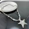 Star Pendant Clavicle Necklace Preal-Decor Stylish Chic Necklace Boho Chunky Chain Jewelry Choker Necklace Perfect Gifts