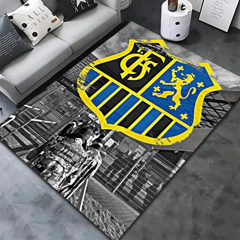 Fc Saarbrcken Carpet Rug for Living Room Bedroom Home Sofa Decoration,Kids play Nonslip Floor Mat