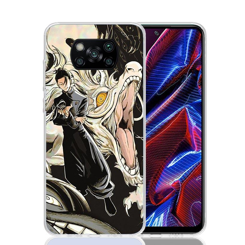 

JujuKaisen Geto Suguru Phone Case For Xiaomi Poco X7 X6 X5 Pro F7 Ultra Redmi 15C 15 13 13C 12 12C 10 10A 10C 9 9A 9C 9T Cover P Xiaomi Poco M7 4G