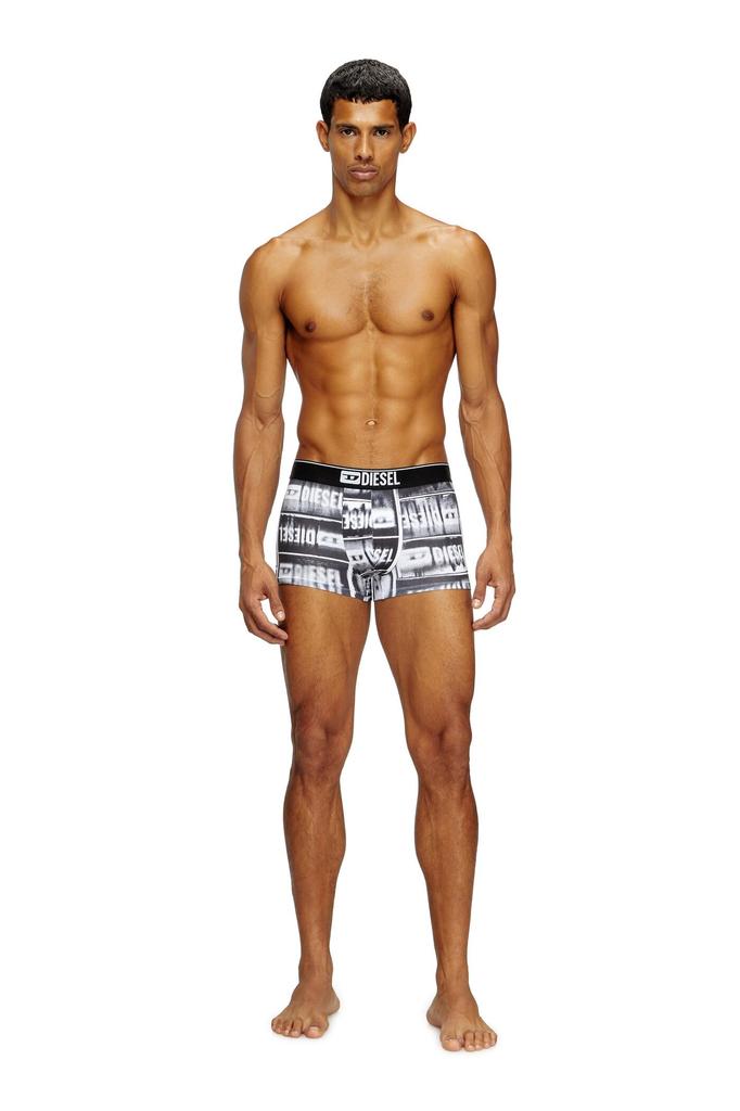 Diesel Men's DAMIEN-D-BOX Boxer Briefs, Size S, Black/Ivory, 900A (A193040DLBF)