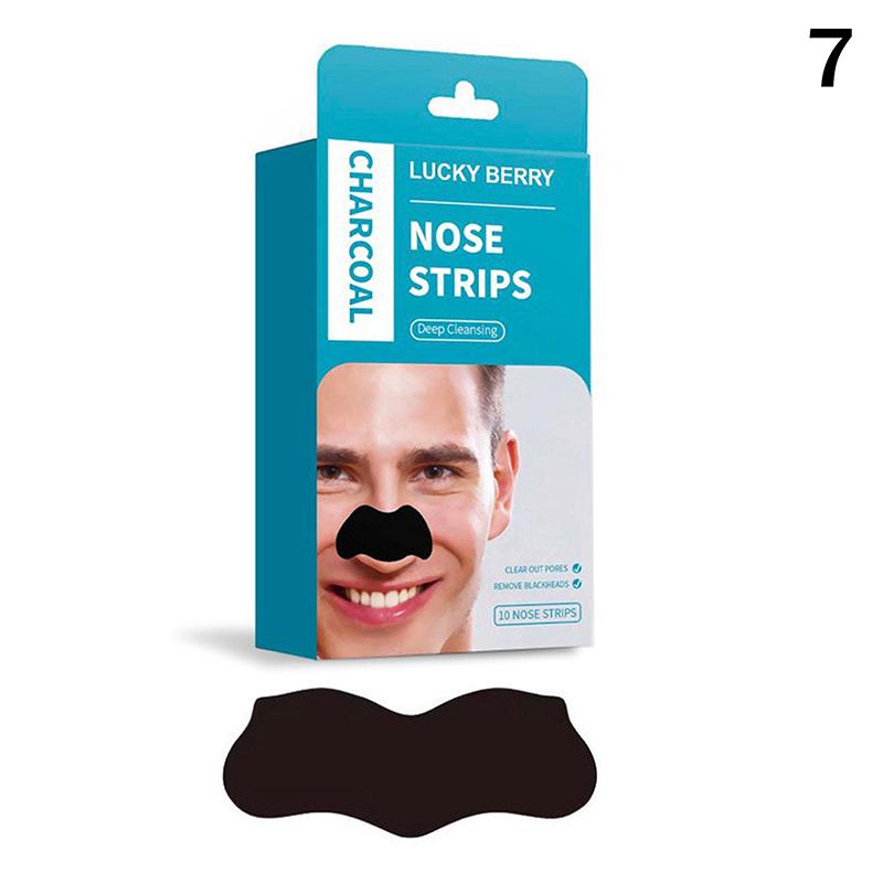 

10 Pcs Bamboo Charcoal Blackhead Removal Nose Mask Deep Cleaning Pore Acne Strips Nose Care Patch Smooth Skin Beauty Tool