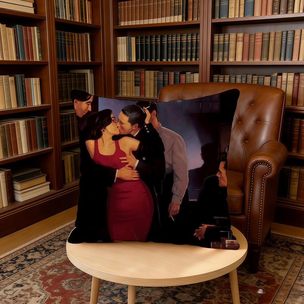 Scottish Artist JJack Vettriano Cushion Cover Home Office Birthday Anniversary Gifts Soft Skin Friendly Cushion Cover