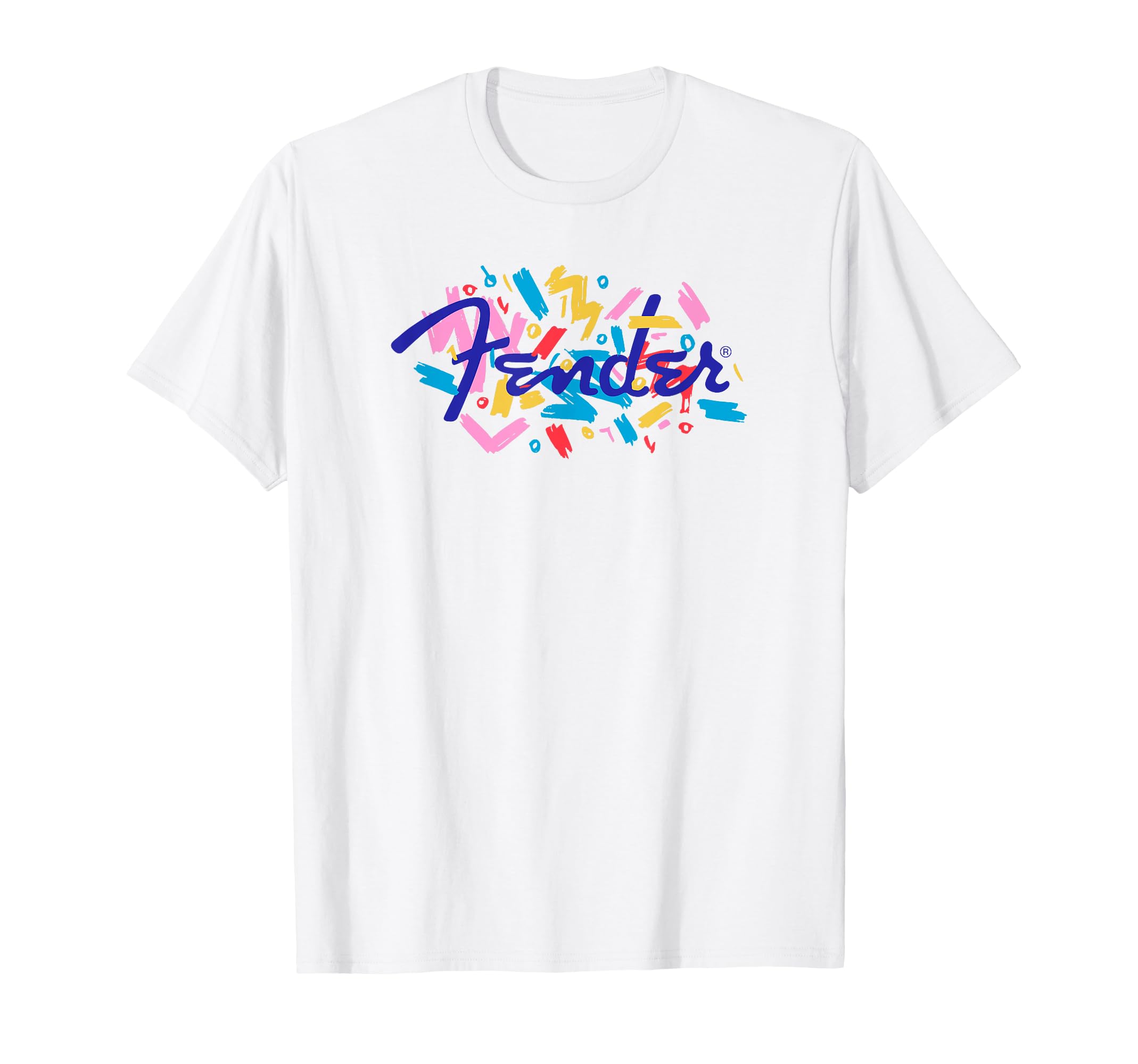 

Fender Футболка с логотипом Confetti Marker белый