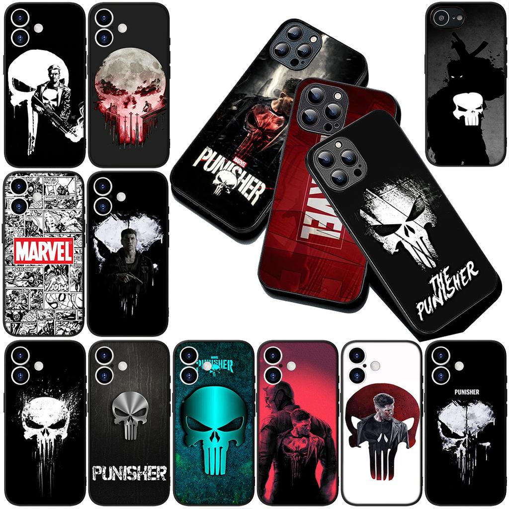 Protective Cover for Xiaomi Redmi Note 12 11 10 A3 Pro 10A 10C 12C Note12 5G 4G Casing Phone Case The Punisher Marvel Skull