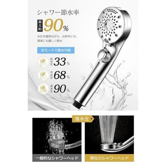 Shower Head Micro Nano Bubble Salon Concept Professional Hairdresser Supervised ModelUltra Fine Bubbles Penetrate Deep Into SkinChlorine Removal6 Flow