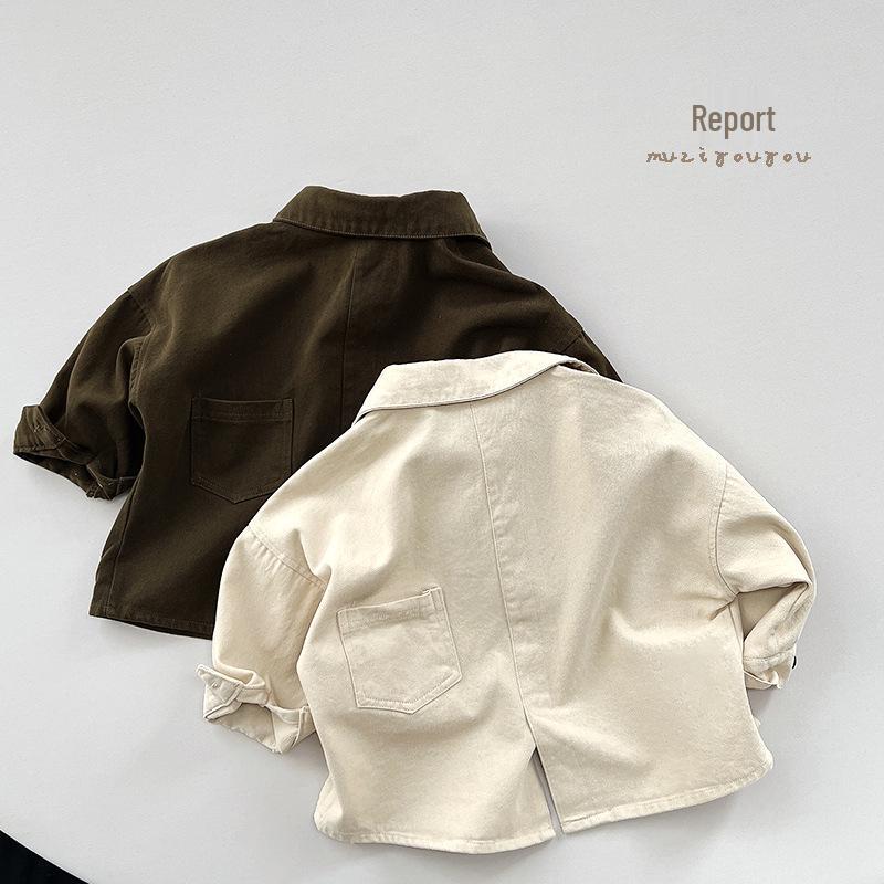 Stil aufmischen: Retro Hemd im koreanischen Stil & Mori Strickjacke für Kinder, Kollektion 2025