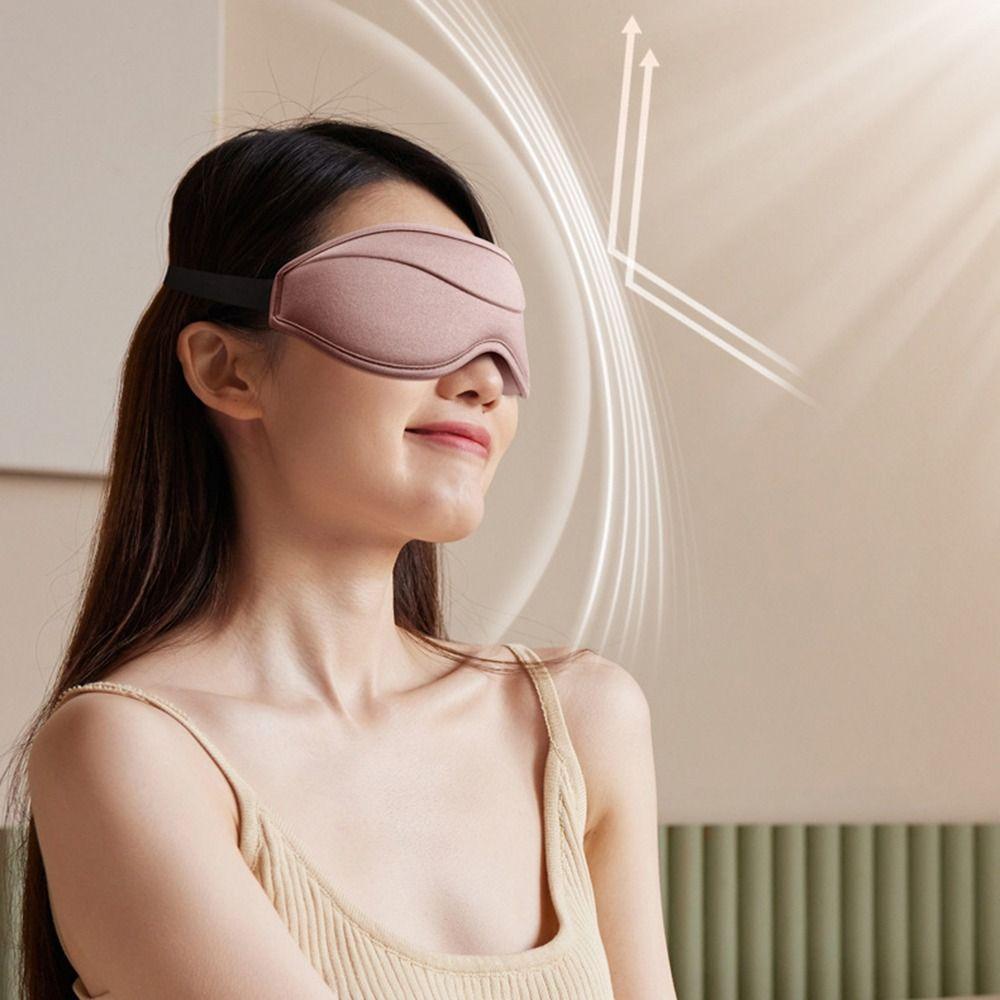 Light Blocking 3D Sleep Mask Soft Sleeping Blindfold Portable Blackout Eye Shade  Household