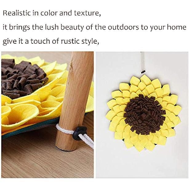 Snuffle Mat for Dogs Feeding Mat Flower Encourages Natural Foraging Skills Dog Toys Dog Treat