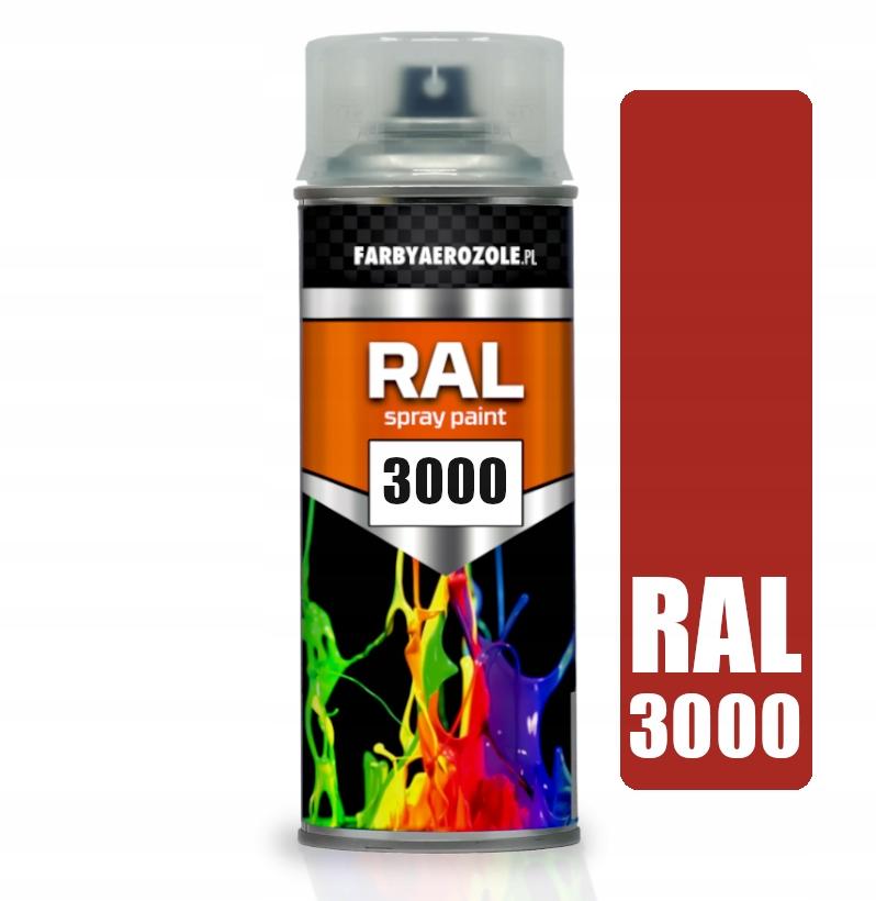 ACRYLIC SPRAY VARNISH RAL 3000 FLAME RED Gloss 400ml