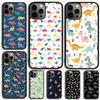 Cartoon Dinosaur Triceratops Phone Case For iPhone 17 Air 15 16e 14 13 Pro Max Coque 12 11 Pro Max PLUS Cover