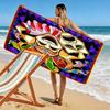 Masquerade Party Print 2D Flat Print Beach Towel, Large Soft Quick Dry Towel for Beach Camping SwimmingZSTJ0915323