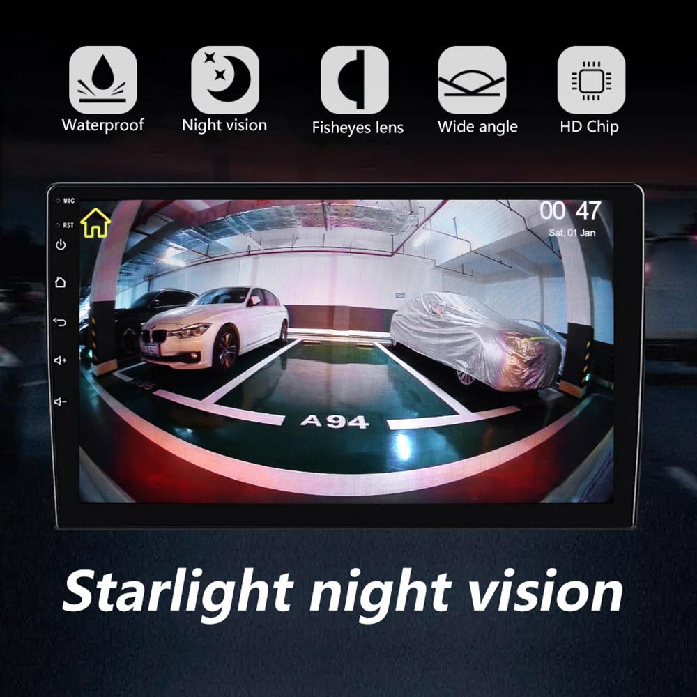 SMARTOUR Car rear camera HD 4K reversing camera car front camera support AHD CCD 1080P output suitable for all cars water proof