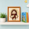 Jesus Faux Pearl Painting Kit, DIY Handmade Jesus Rhinestone Painting Crafts, Beginner Friendly Religious Art Painting for Home Decoration