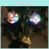 Stunning Led Transparent Ball Light Christmas Tree Hanging Ornaments For Festive Home Decor