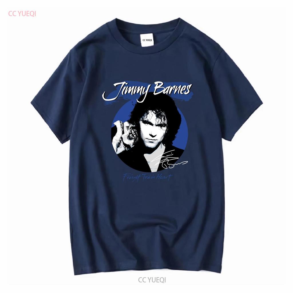 Freight Train Heart Retro Jimmy Barnes T Shirt Classic Black S 5XL H966 Vintage Washed Casual Versatile Top For Everyday Wear