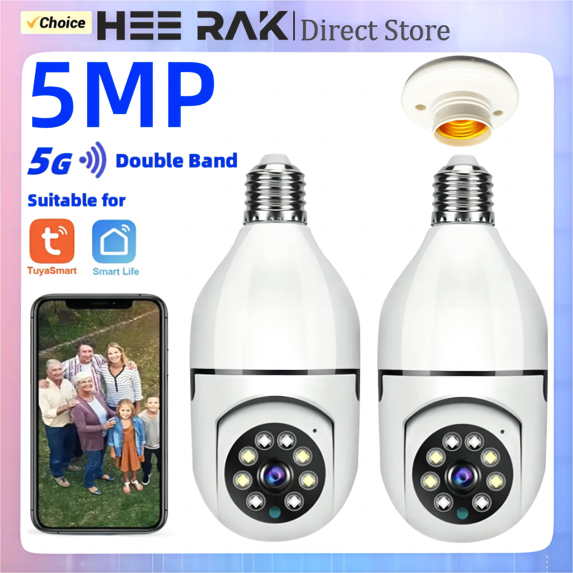 

Tuya 3MP/5MP 5G Duel Band Bulb Camera WiFi Two Way Voice AI Human Detection Night Vision E27 Camera Zoom Surveilance Cam Yiiot 2MP 5G Yiiot